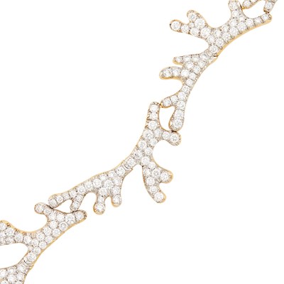 Lot 255 - Angela Cummings for Assael Gold, Rhodium-Plated Gold and Diamond Bracelet