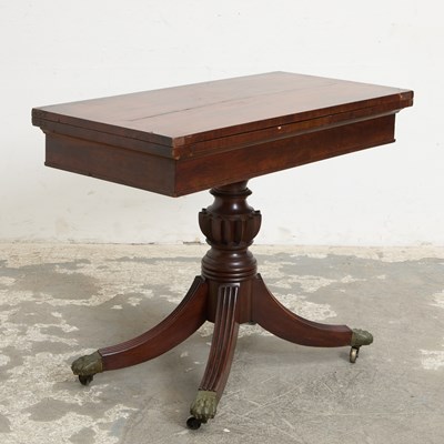 Lot 111 - Regency Fold-Over Card Table