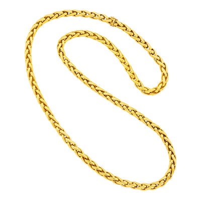 Lot 1011 - Tiffany & Co. Long Gold Chain Necklace