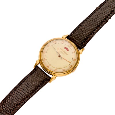 Lot 2282 - Jaeger LeCoultre Gentleman's Gold 'Power Reserve' Wristwatch, France