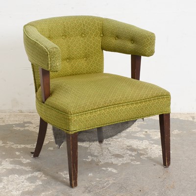 Lot 290 - Green Upholstered Armchair