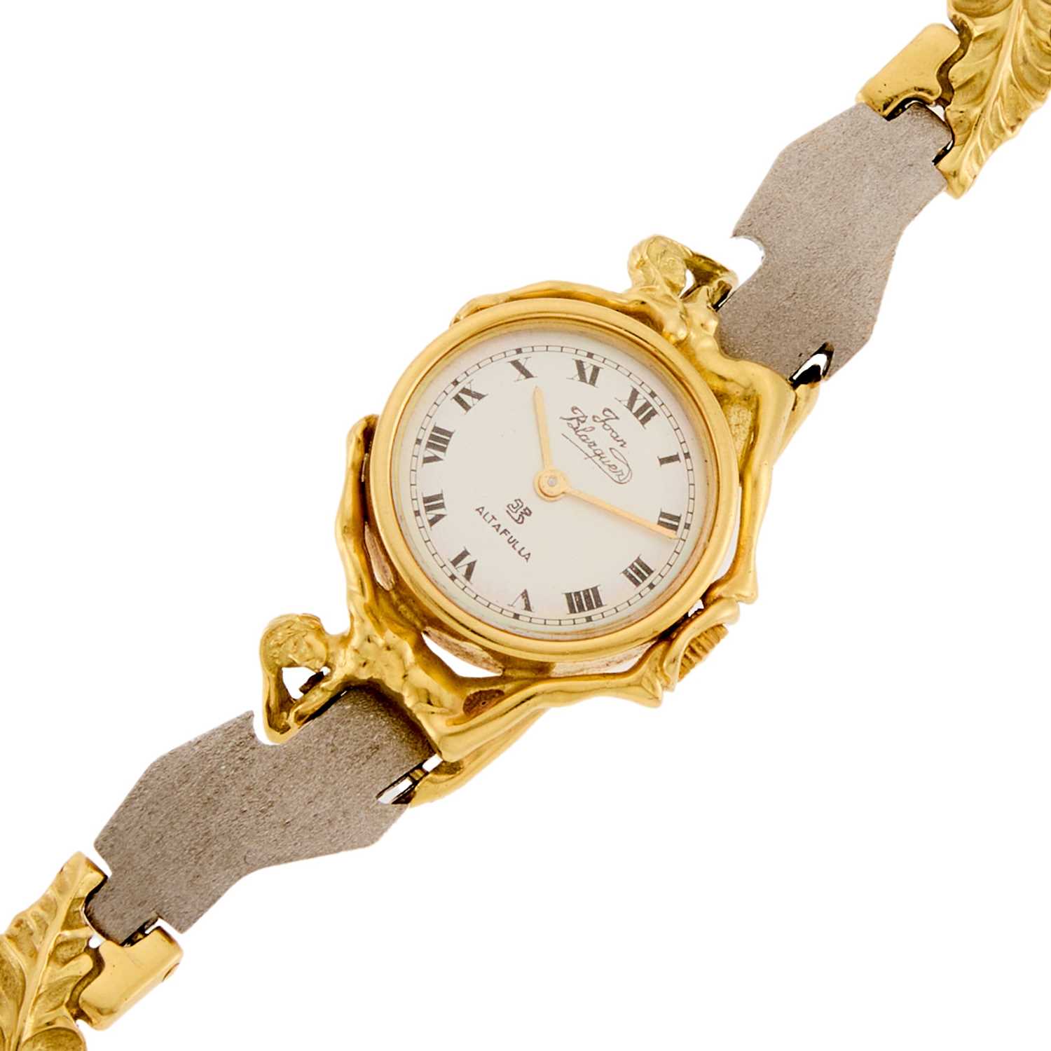 Lot 1071 - Joan Blazquez Lady's Two-Color Gold 'Altafulla' Wristwatch
