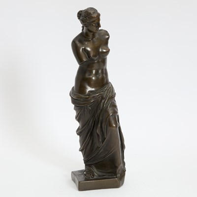 Lot 123 - Loaded Copper Figure of the Venus de Milo