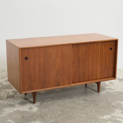 Lot 163 - Jens Risom Walnut Credenza
