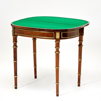 Lot 577 - Regency Gilt-Bronze Mounted Rosewood Games Tables