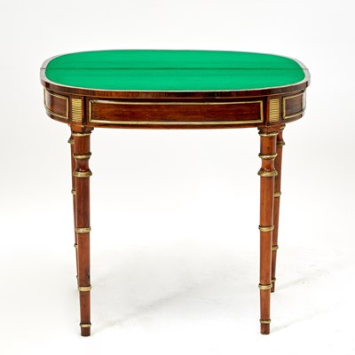 Lot 577 - Regency Gilt-Bronze Mounted Rosewood Games Tables