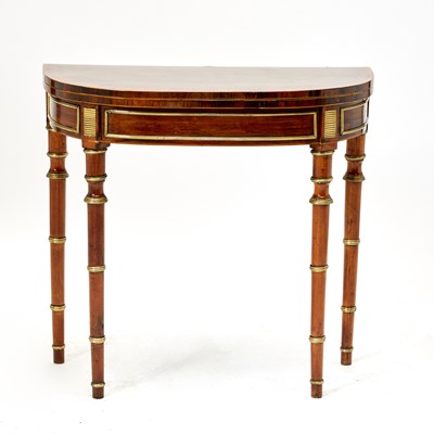 Lot 577 - Regency Gilt-Bronze Mounted Rosewood Games Tables