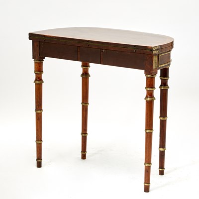 Lot 577 - Regency Gilt-Bronze Mounted Rosewood Games Tables