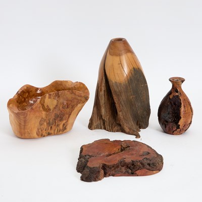 Lot 54 - Group of Burlwood Articles