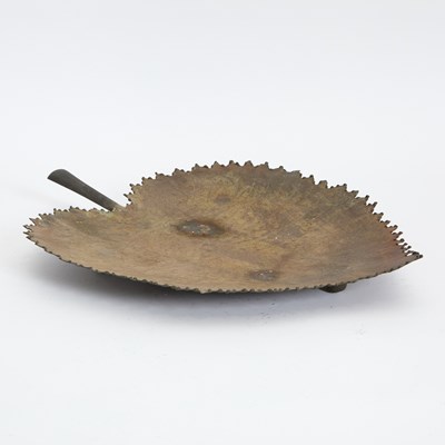 Lot 63 - Metal Leaf Form Tray