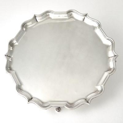 Lot 137 - English Sterling Silver Salver