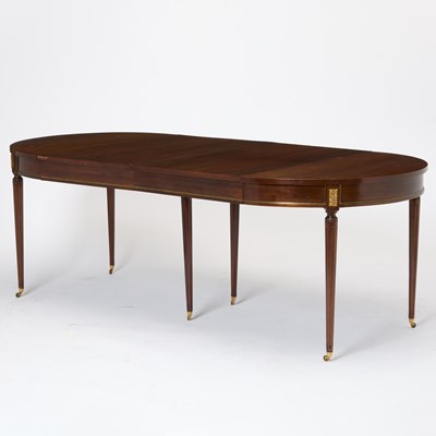 Lot 320 - Louis XVI Style Gilt-Bronze Mounted Mahogany Dining Table