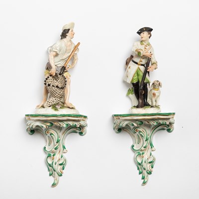Lot Two Meissen Figure Groups