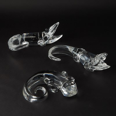 Lot 192 - Group of Three Steuben Glass Animals