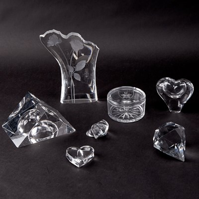 Lot 194 - Steuben Glass "Rose Bouquet" Sculpture