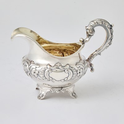 Lot 49 - Victorian Sterling Silver Sauceboat