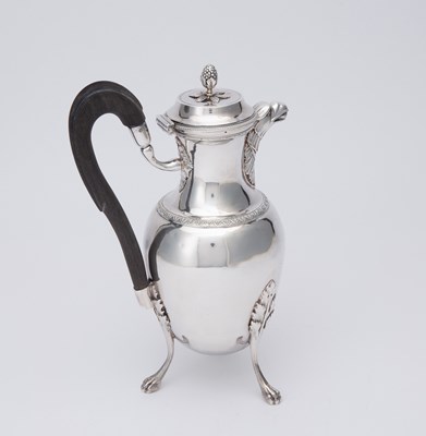 Lot 145 - French Empire Style Silver Coffee Pot