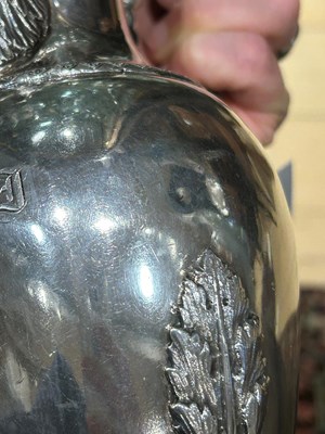 Lot 145 - French Empire Style Silver Coffee Pot