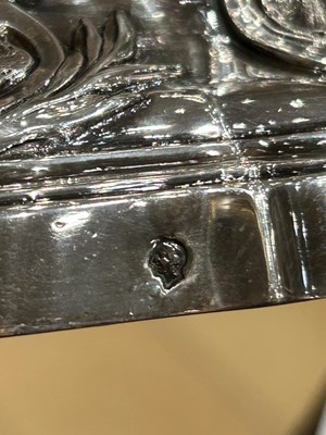 Lot 135 - Pair of French Louis XV Silver Two Light Candelabra