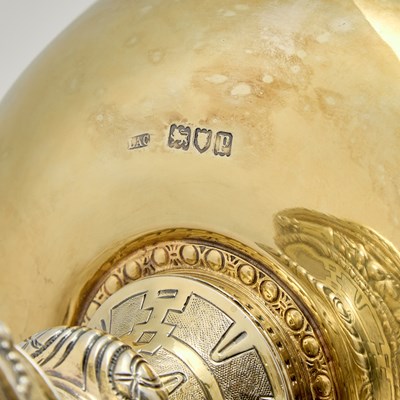 Lot 124 - Set of Four Edward VII/ George V Sterling Silver Renaissance Revival Style Coupes