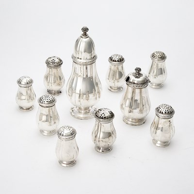Lot 44 - French Silver Condiment Set