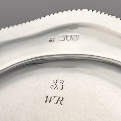 Lot 122 - Set of Seventeen Edward VII Sterling Silver Dinner Plates