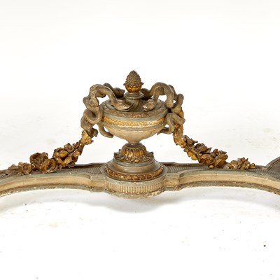Lot 320 - Pair of Louis XVI carved and Painted Wood Parcel-Gilt Console Tables