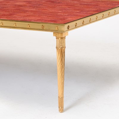 Lot 239 - Maison Jansen Style Gilt Bronze Low Table