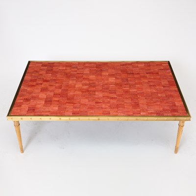 Lot 239 - Maison Jansen Style Gilt Bronze Low Table