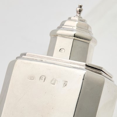 Lot 66 - Pair of Queen Anne Sterling Tea Caddies