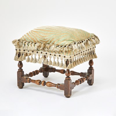 Lot 540 - Jacobean Oak Joint Stool