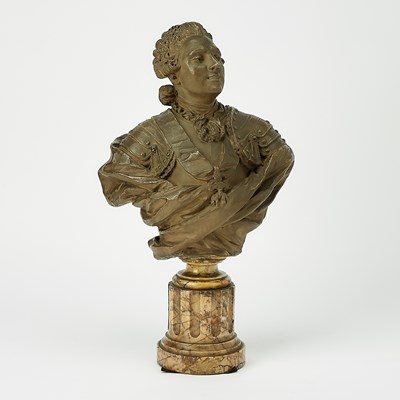 Lot 466 - French Terracotta Bust of Louis XVI