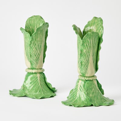 Lot 614 - Pair of Dodie Thayer Candlesticks