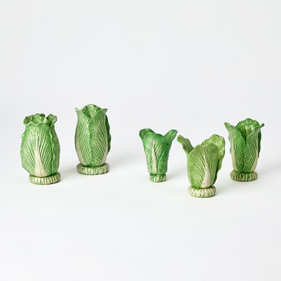 Lot 609 - Pair of Dodie Thayer Salt and Pepper Shakers Together with Three Small Bud Vases