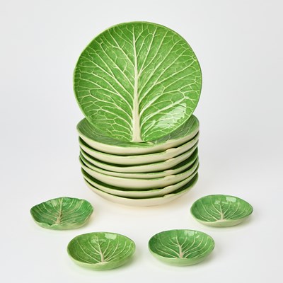 Lot 610 - Eight Dodie Thayer Bread Plates Together with Four Butter Pats