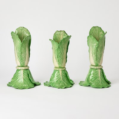Lot 615 - Three Dodie Thayer Candlesticks