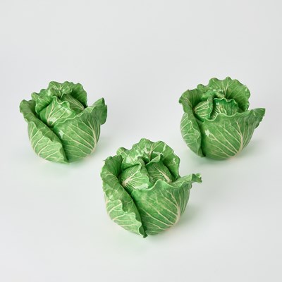 Lot 618 - Three Dodie Thayer Leaf-Form Small Tureens