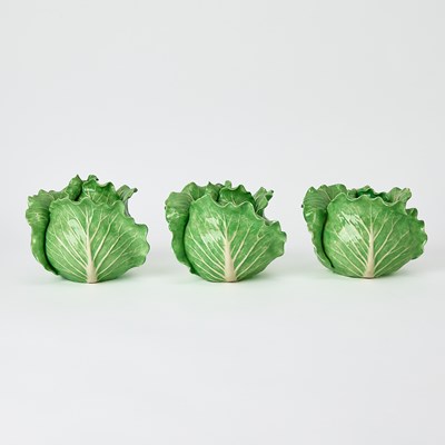 Lot 618 - Three Dodie Thayer Leaf-Form Small Tureens