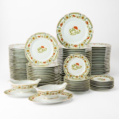Lot 194 - Limoges Unic Porcelain "Mozart Chantoung" Pattern Partial Dinner Service