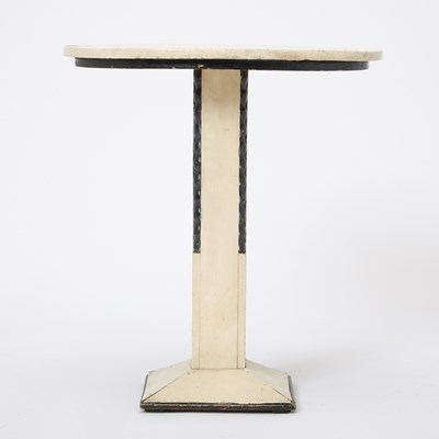 Lot 247 - Henry van de Velde Style White and Black Painted Table