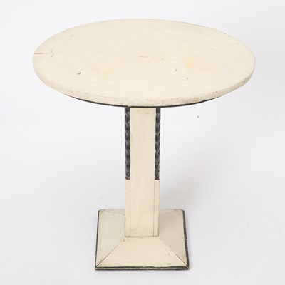 Lot 247 - Henry van de Velde Style White and Black Painted Table