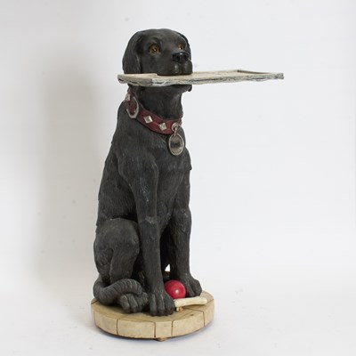 Lot 309 - Labrador Form Butler Stand