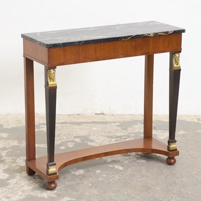 Lot 295 - Neoclassical Style Marble Top Console