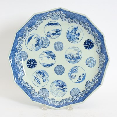 Lot 315 - Blue and White Japanese Charger