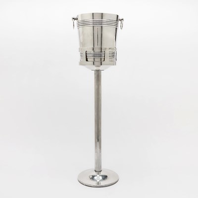 Lot 31 - Christofle Silver Plated Wine Cooler and Stand