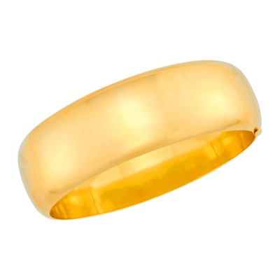 Lot 1008 - Tiffany & Co. Gold Cuff Bangle Bracelet