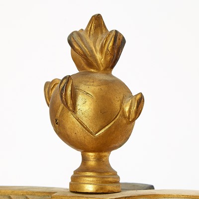 Lot 324 - Pair of Louis XVI Ormolu Chenets