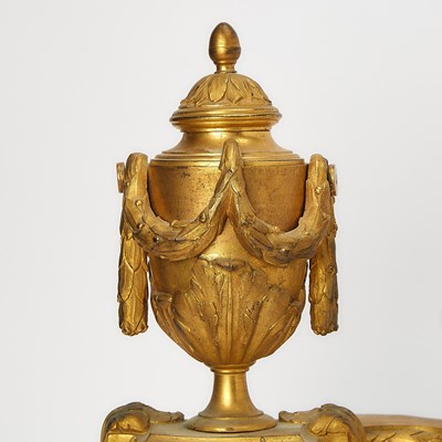 Lot 324 - Pair of Louis XVI Ormolu Chenets
