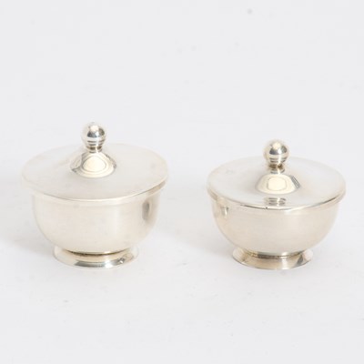 Lot 299 - Pair of Sterling Salt Cellars