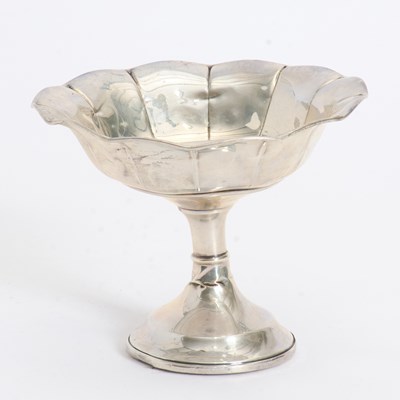 Lot 302 - Weighted Sterling Flower-Form Footed Bowl